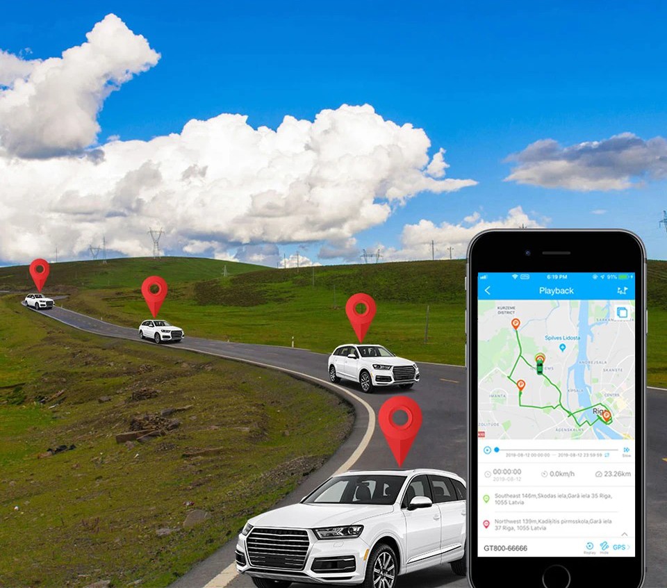 gps auto locator - auto locatie via mobiele app