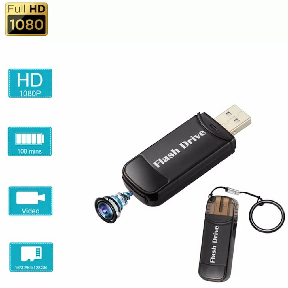 usb-stick met ingebouwde spionagecamera