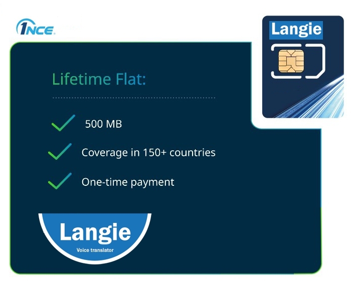 langie ultra sim 150 landen 2g 3g 4g lte