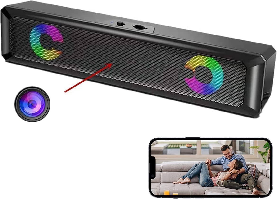 Ingenieurs Haringen aanpassen Speakers camera - Hidden speaker spy cam FULL HD + WiFi app (Android/iOS) +  Bluetooth | E-feel.nl