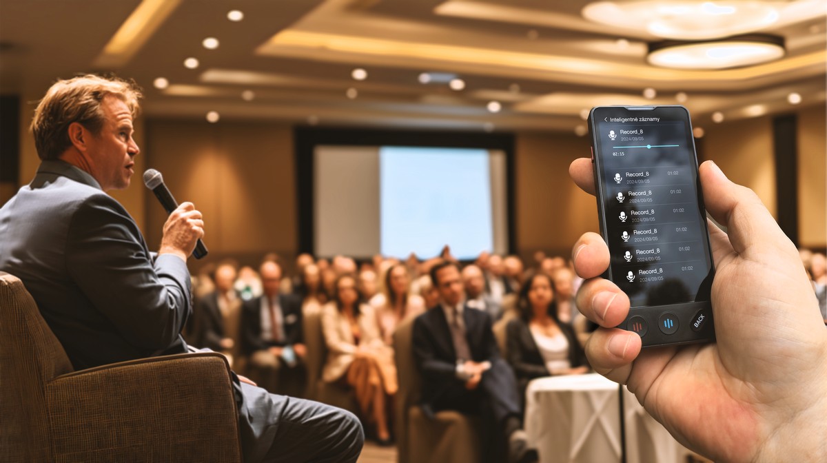 vertaler voor conferentielezingen Langie S3 spraakopname