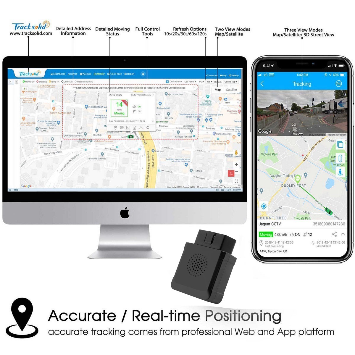 tracksolid voor auto obd gps locator tracking applicatie